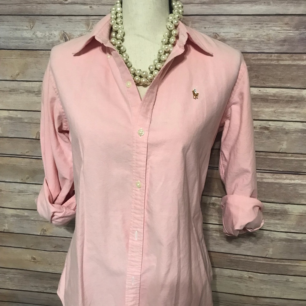 Ralph Lauren women’s button up top size 10